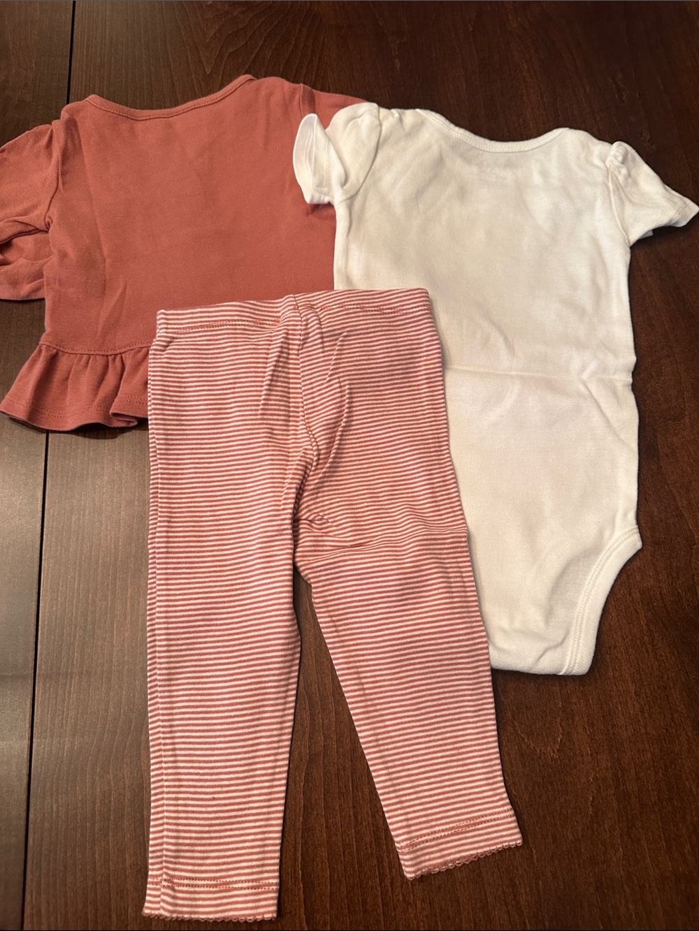 Carter’s Baby Girl Fall Clothes Set - Navy, Pink, Rose - Picture 8 of 10